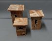 AI-BASE Stand /display block in  teak wood
