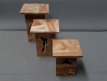 AI-BASE Stand /display block in  teak wood