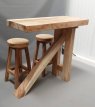 Table haute "bar" en bois de SUAR