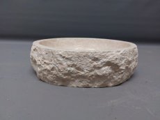 TU-NS-SMXXW Lavabo en pierre naturelle - crème